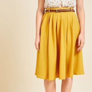 Tiger Lilies Midi Skirt